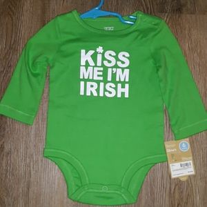 Carter's Irish onesis NWT